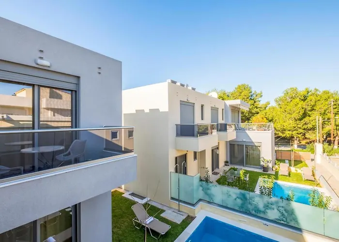 Park View And Near The Sea With Private Pool 1 La Canée