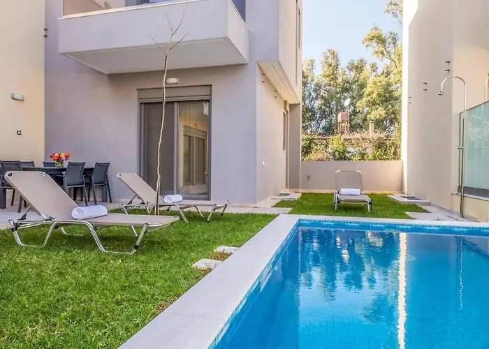 Park View And Near The Sea With Private Pool 1 Villa La Canée